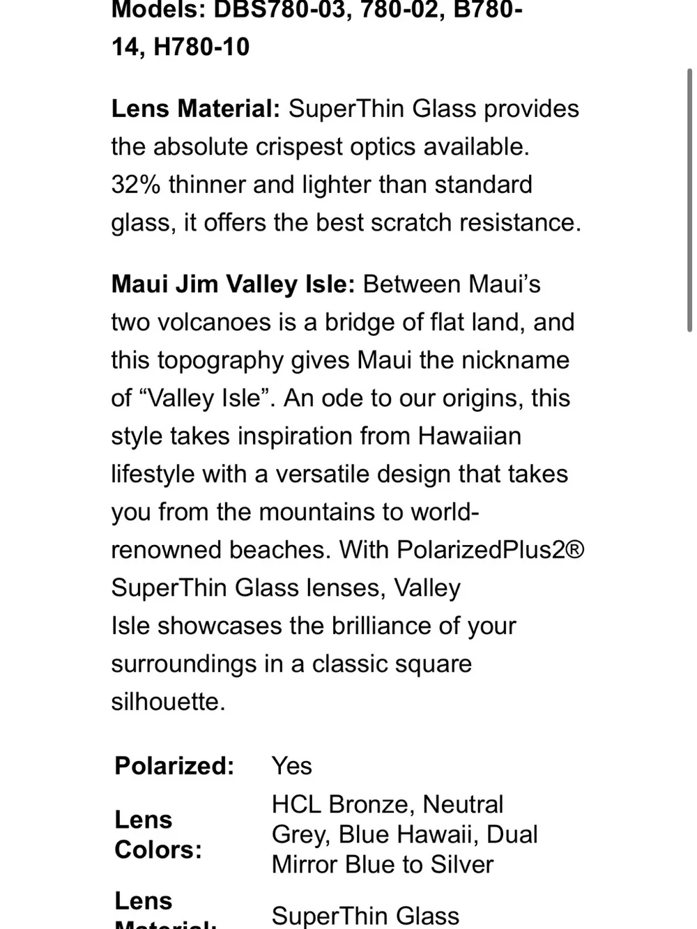 Maui Jim Sunglasses with Blue Lenses and Translucent Gray Frame